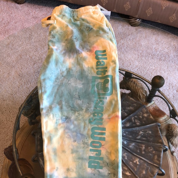 Disney Pants - Disney’s Tie Dye Collection Sweatpants Size L NWT